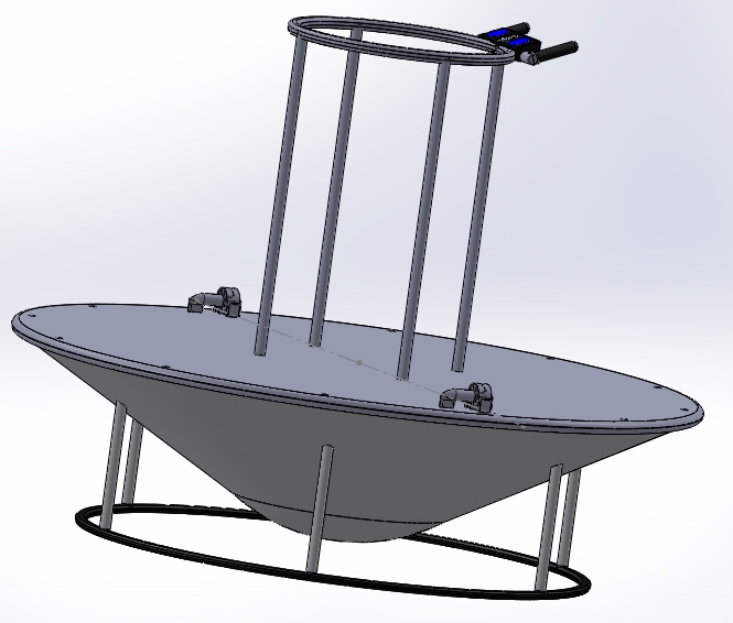 electron propulsion one man flying craft x-ep-1